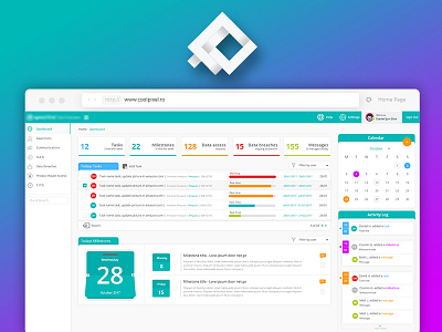 Webapp Dashboard UX/UI Design dashboard design ui ux