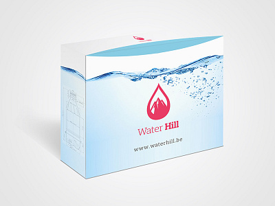 Water Box - Packaging Design box design packaging print water
