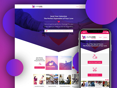 Cupid Jobs Website Redesign cupid design jobs redesign website