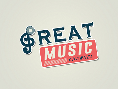 Music Channel Logo chanel logo music vintage