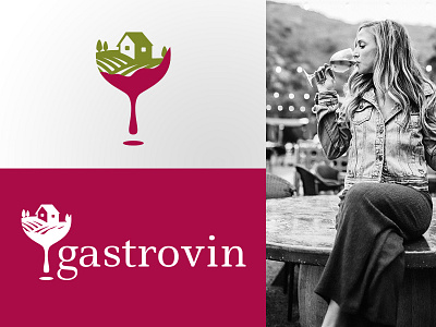 Gastrovin - wine and gastronomy logo blog gastronomy logo travel wine