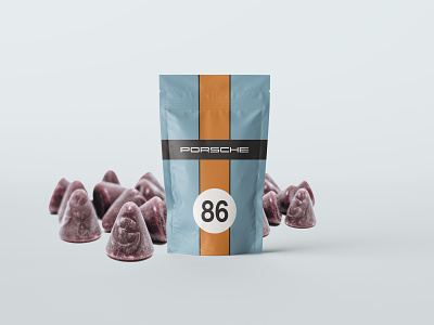Packaging Design for PORSCHE candy cars package package design packaging