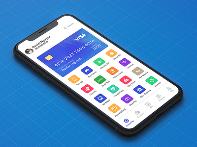 Wallet Screen - Rebound app ecommerce ios iphone app mobile shop sketch ui user interface wallet