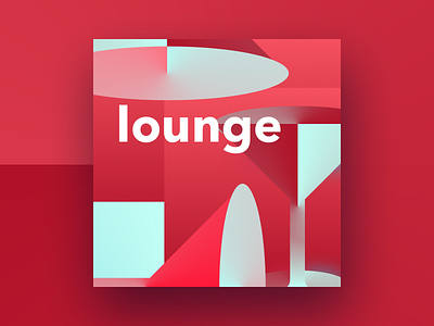 Lounge - Daily Cover Challenge 2 1aday artwork bold challenge cover gradient music playlist