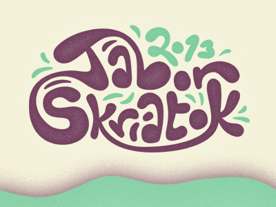 Tábor Škriatok 2013 2013 camp fresh gif lettering logotype summer type typography