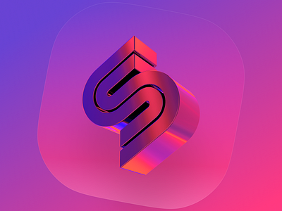 Superchart 3D logo