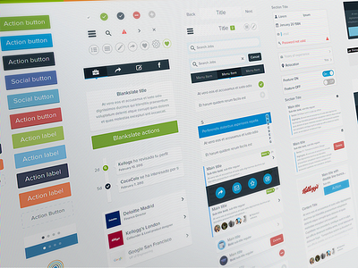 Mobile Interface Assets | UI kit