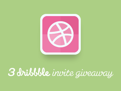 3 Free Dribbble Invite Giveaway 3 dribbble free giveaway invitations invite