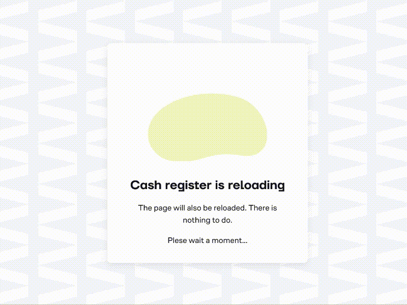 Cash register is reloading atol cashregister icon illustration simple