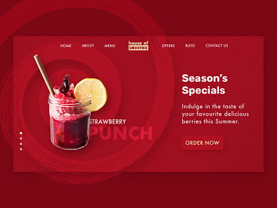 Smoothie Ordering Platform | Smoothie Shop Landing Page