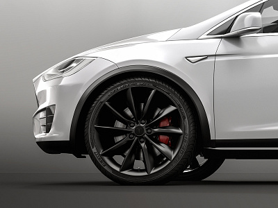 Tesla ModelX 3d 3dsmax animation automotive cgi design details gpu rendering tesla vray