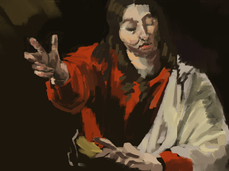 Day 07 painting carravaggio master study