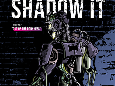 Shadow IT art art comic concept design digital drawing illustration it robot tech