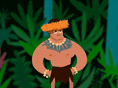 Hula warrior adobe animate animation flash