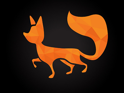 Polygon Fox fox polygon silhouette