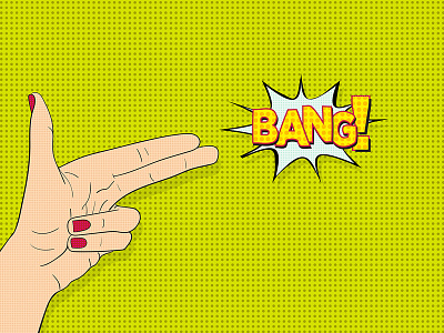 Bang art bam bang illustration pop
