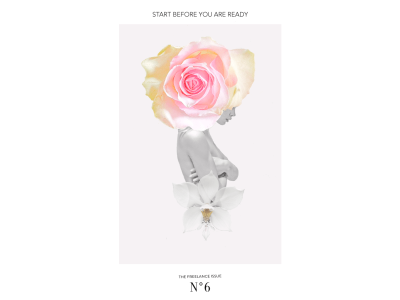 start before you are ready // collage collage art design design blog designblog minimalism