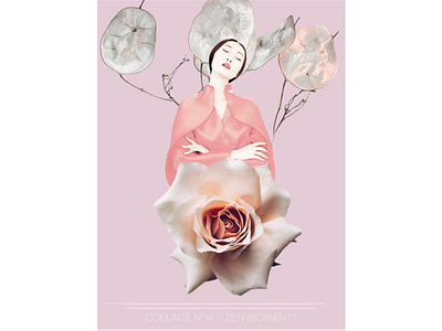 Zen Collage // The Collage Series collage art collages designblog illustration