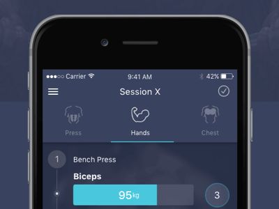 Sport app app design sport ui ux