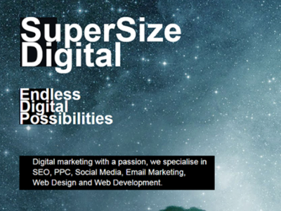 Super Size Ava ui ux web design