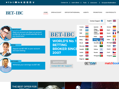 BET-IBC ui ux web design