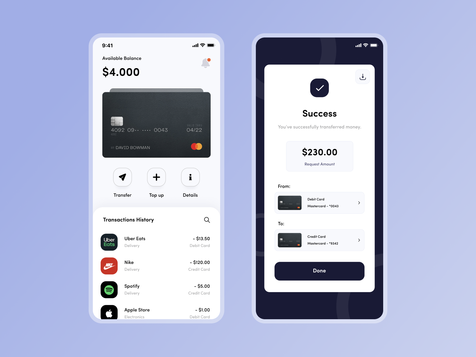 Banking Service by Viktoria Malamuzh on Dribbble