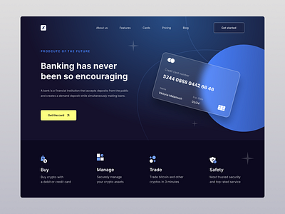 Fintech Landing Page