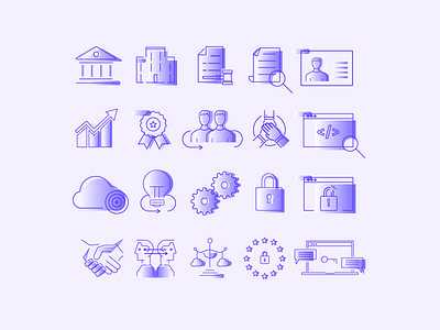 Data Protection Icon Set