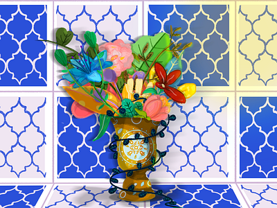 Morocco colors design illustration texture