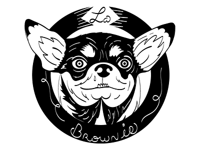 Dog portraits 1 - La Brownie design dogs illustration portrait