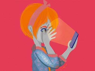 11th commitment: You must not stalk. art design graphic illustration