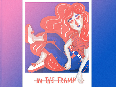 She is in the Tramp colors design design art illustration texture