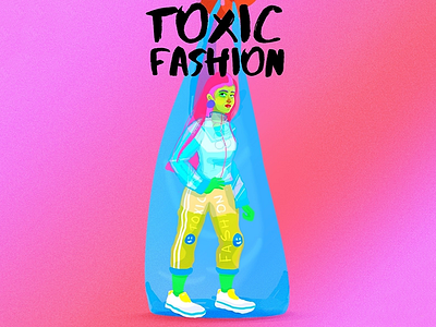 Toxicfashion art colors design illustration texture