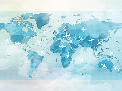 Travel Map after effects travel world map