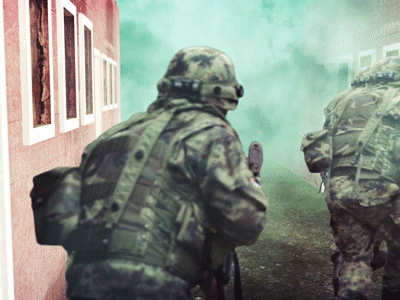 Effective Barrier 3D Motion Control 3d motion control ae after effects animated composite gif military