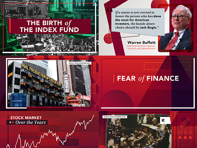 Finance Style Frames after effects charts explainer quote red style frames title