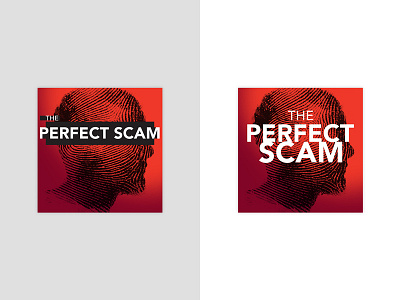 Scam - Podcast Thumbnail Round 2 fingerprint fraud icon podcast profile scam thumbnail