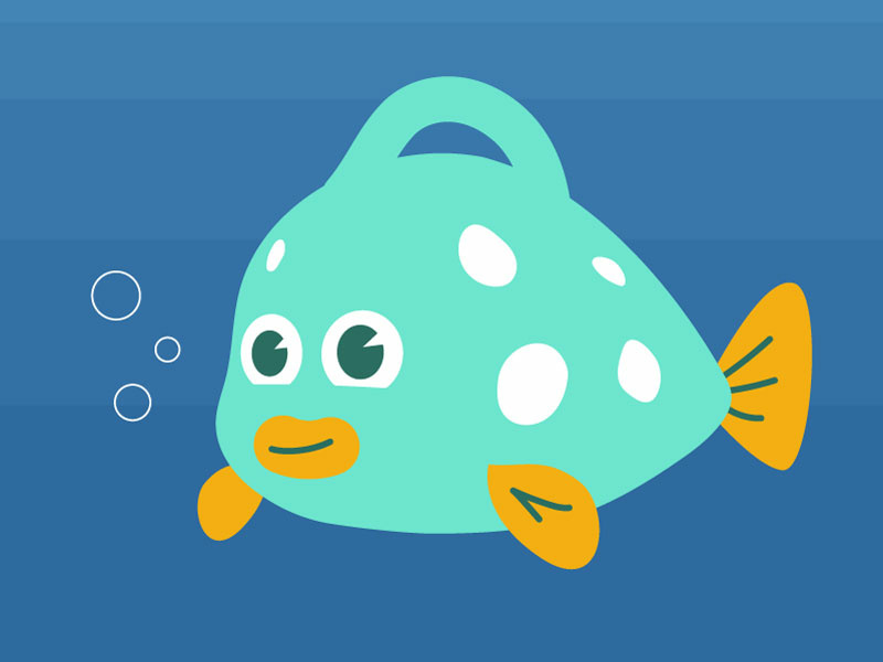 Bathtub Fish vector fish illustration illustrator