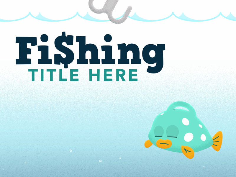 Fishing Title after effects animation fish fishing