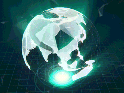 Plexus Globe [Animated] 3d after effects animated c4d cinema 4d digital globe plexus world