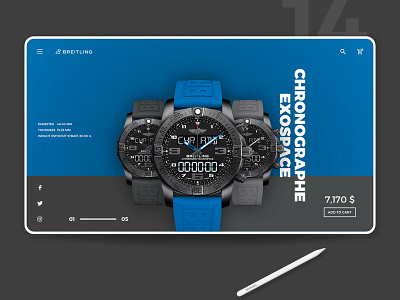 Breitling landing page concept