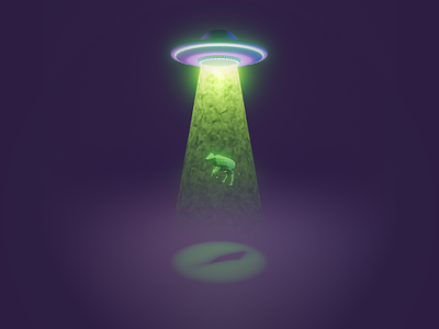 UFO 3d blender illustartion ufo