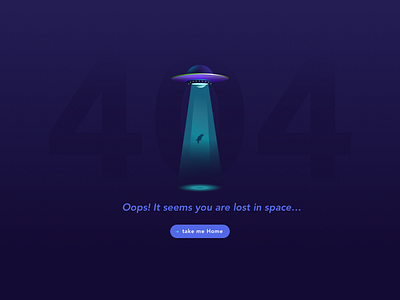 404 404 cosmic design error illustartion space ufo ui violet web