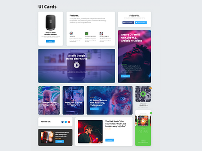 Ui Cards cards design figma ui design