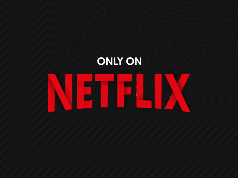 Netflix animation gif logo animation logo reveal minimal netflix