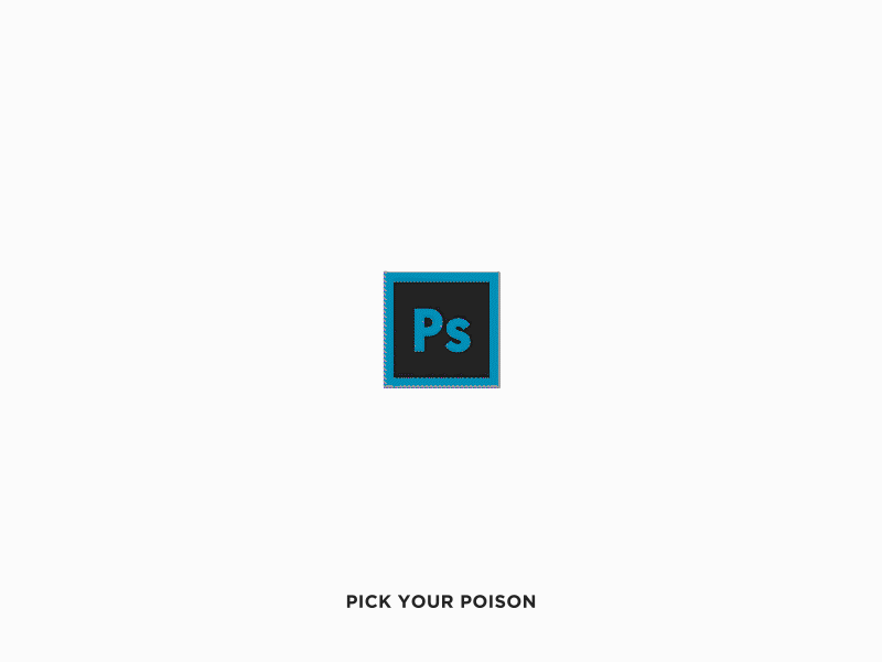 Pick your poison after effects animation block cube evil gif illustrator photoshop poison premiere