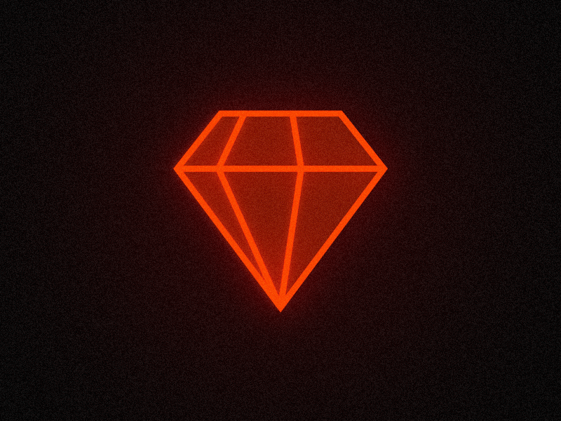 Faux 3D Spinning Diamond after effects animation gif