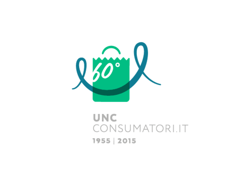 UNC Logo Animation bag consumatori consumer italy logo motion smile union unione