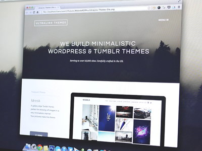 UltraLinx Themes Site agency clean concise creative design minimal portfolio themes theultralinx tumblr ultralinx web wordpress