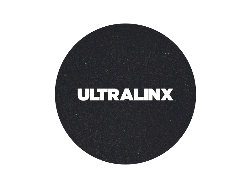 UltraLinx Logo GIF animated animation clean gif logo looping minimal photography photos slideshow ultralinx unique